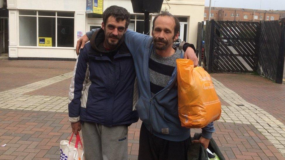 Poole homeless men