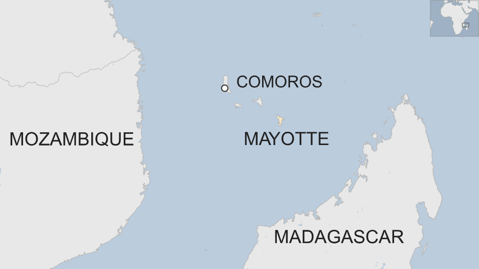 Mayotte map