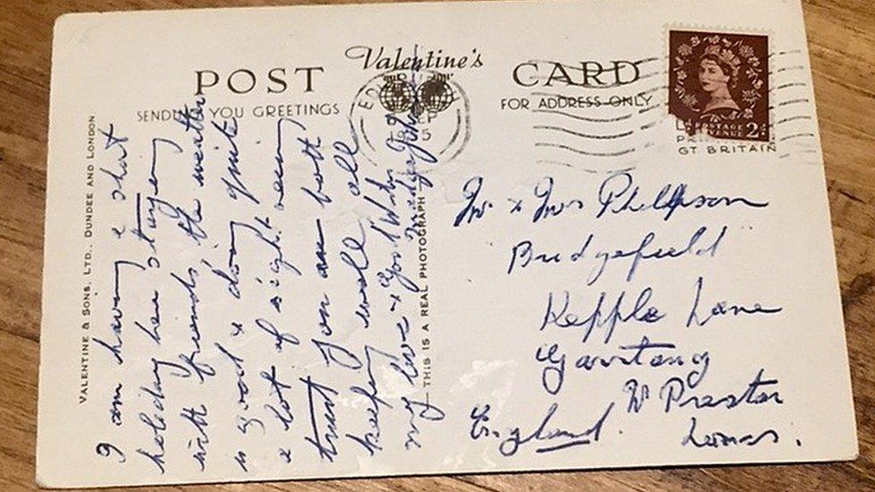 Late postcard sent from Edinburgh to Garstang