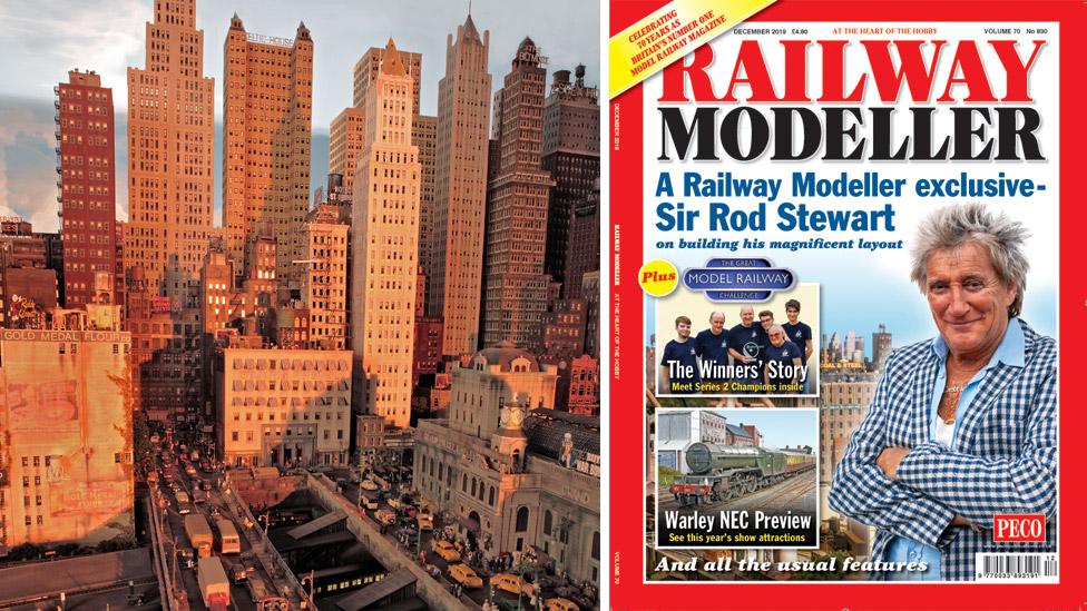 Rod Stewart model railway