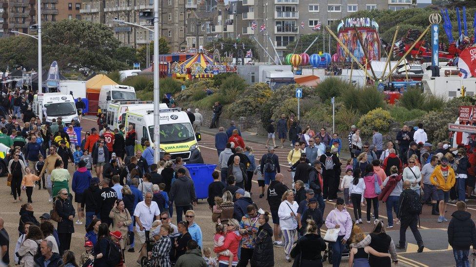 Crowds at Weston Air Festival