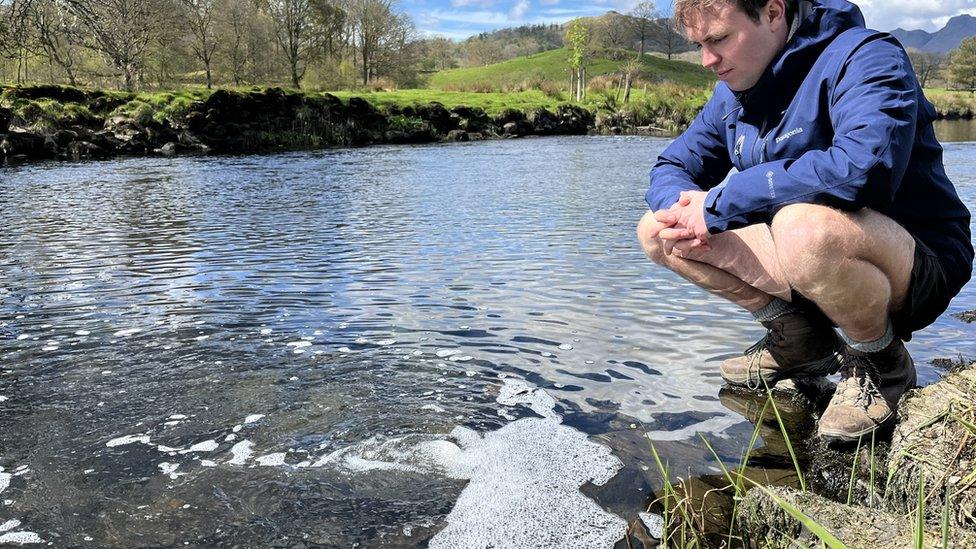 Matt Staniek on the River Brathay