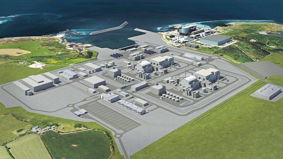 Latest rendering of the Wylfa Newydd site on Anglesey