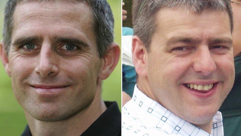 Jim Shears (left) and Alan Bannon