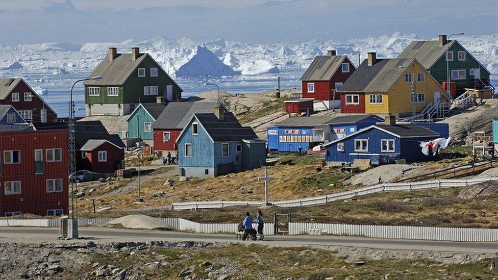 A village in Greenland