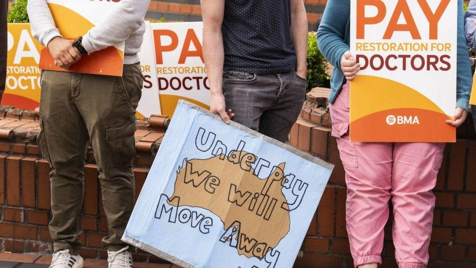 Doctors on strike