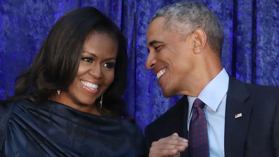 Michelle and Barack Obama