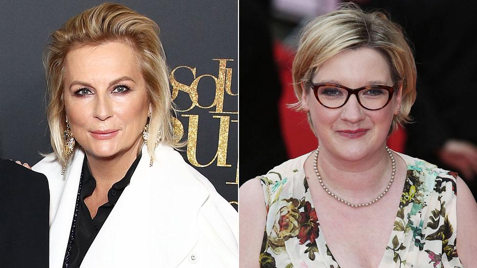 Jennifer Saunders and Sarah Millican