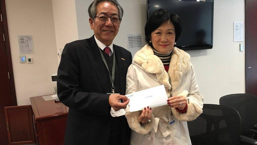 Regina Ip meeting a fur trader