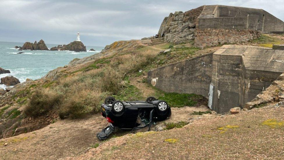 Car at Corbiere