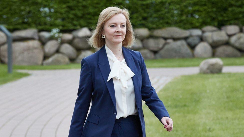 British Foreign Secretary Liz Truss