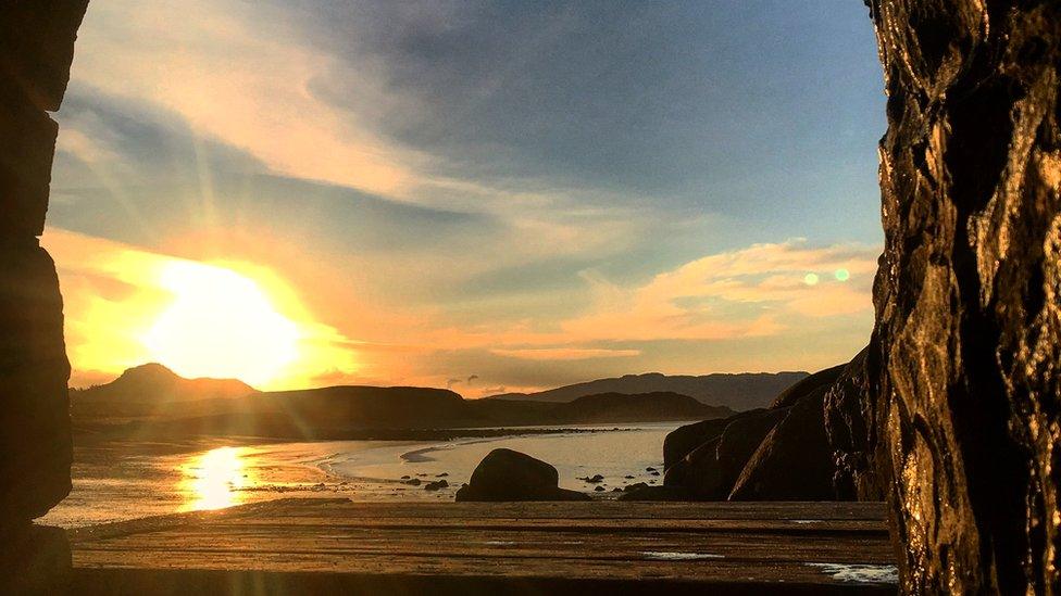 Mathew Hughes took this picture of Criccieth beach, Gwynedd