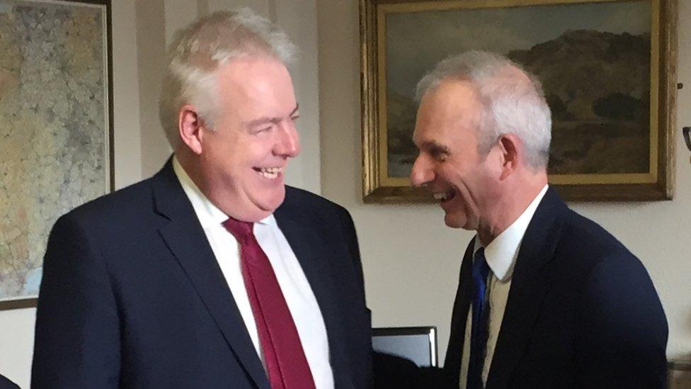 Carwyn Jones and David Lidington