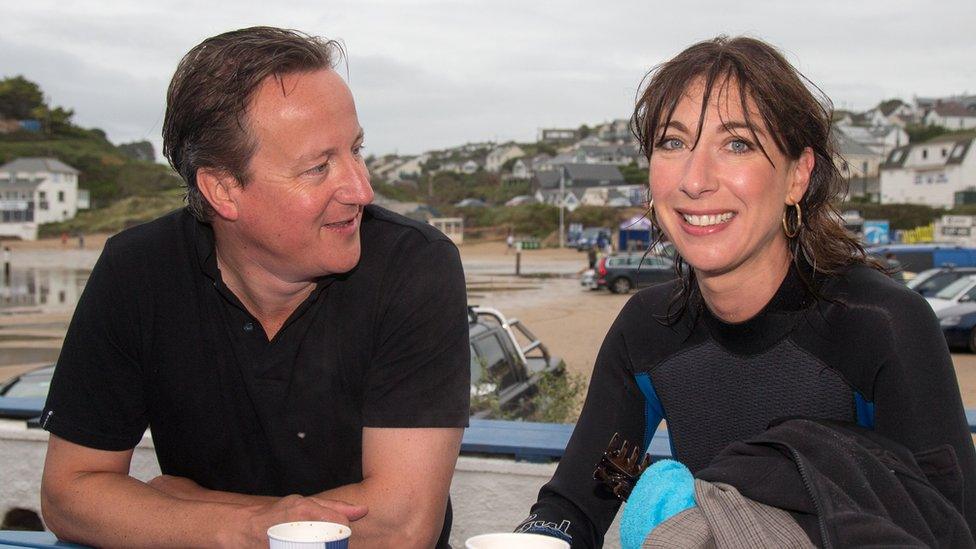 David and Samantha Cameron