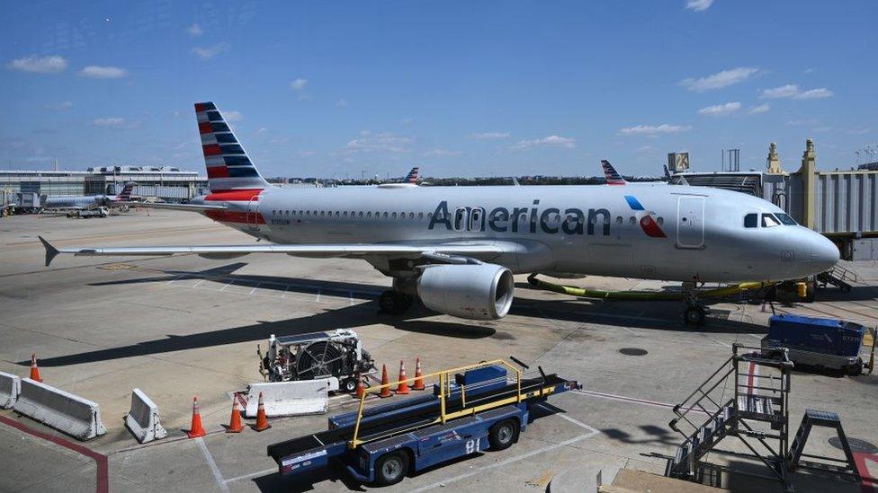 American Airlines plane