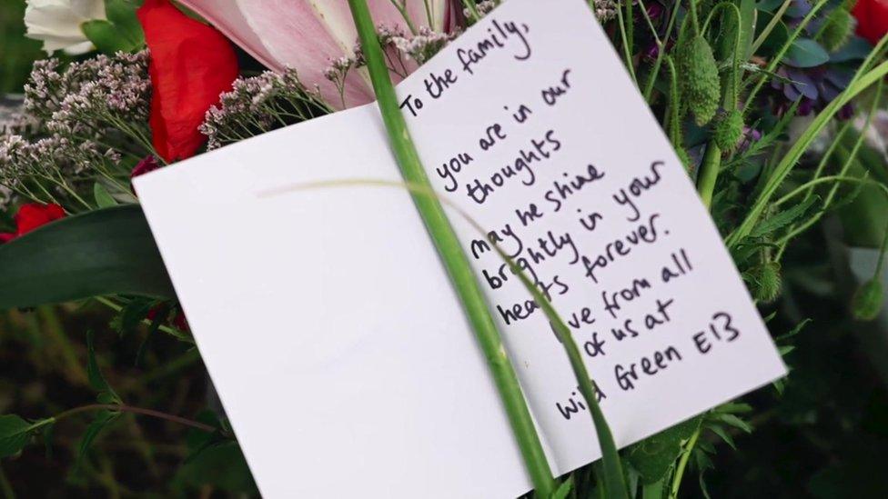 condolences card