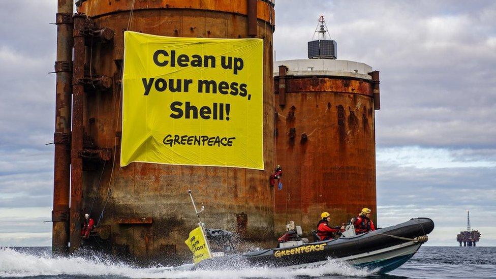 Greenpeace protest