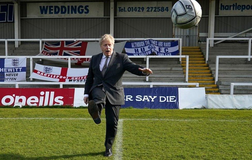 Boris Johnson in Hartlepool