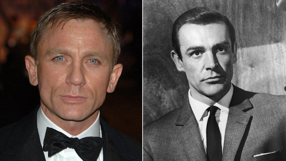 Daniel Craig and Sean Connery