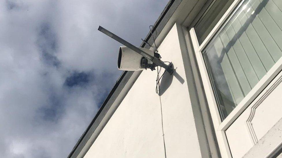 ANPR camera at Belmont car park