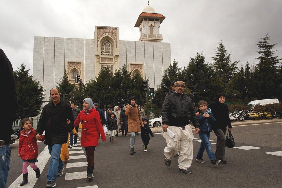 Madrid mosque, Jan 2015 file pic