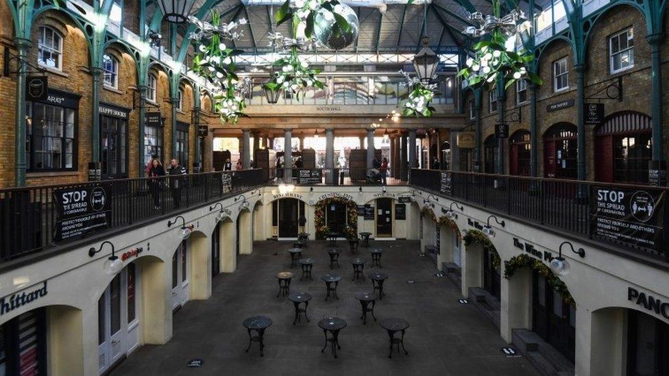 Empty Covent Garden