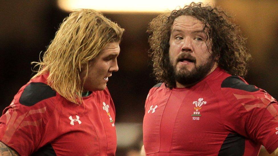 Richard Hibbard and Adam Jones