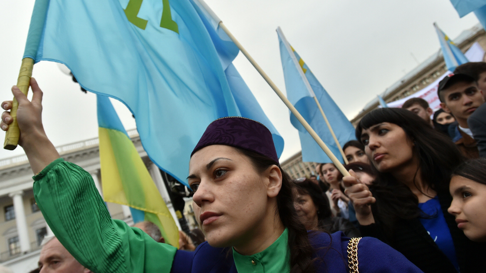 Crimean Tatar protest, Kiev, 2016