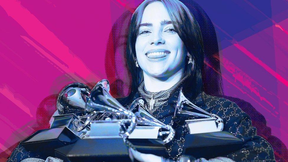 billie-eilish-holding-grammys