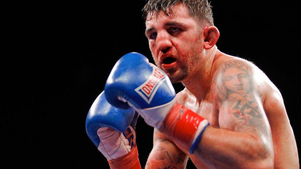 Nathan Cleverly took heavy punishment against Andrzej Fonfara