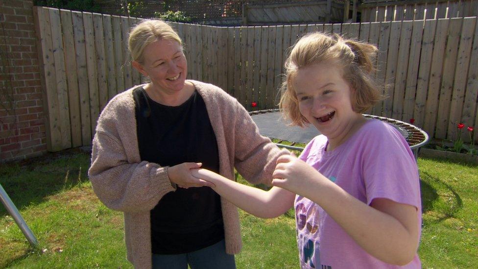 Claire and her daughter Katie