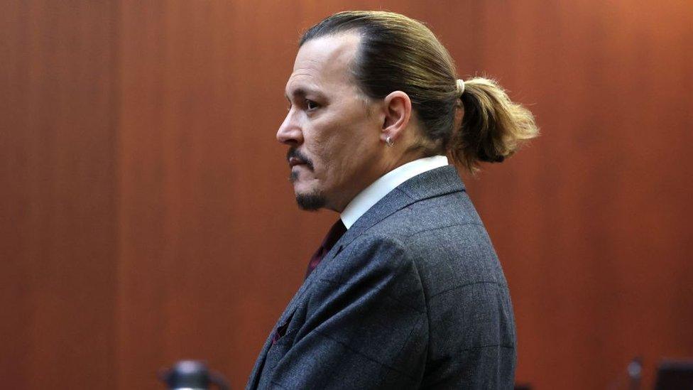 Johnny Depp in court