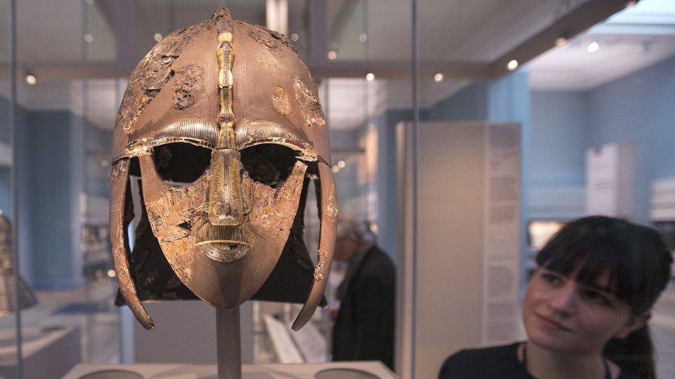 Sutton Hoo warrior's helmet