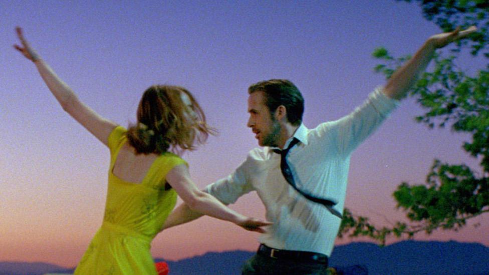 Emma Stone and Ryan Gosling in La La Land