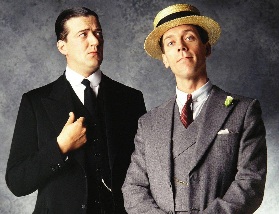 Stephen Fry and Hugh Laurie in Jeeves and Wooster