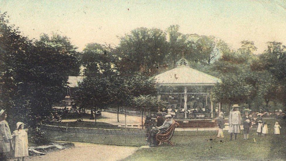 Bandstand in Ellington Park in Ramsgate