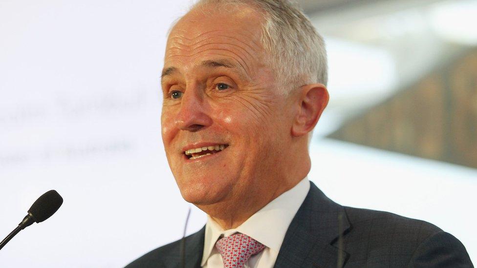 Australian prime minister Malcolm Turnbull