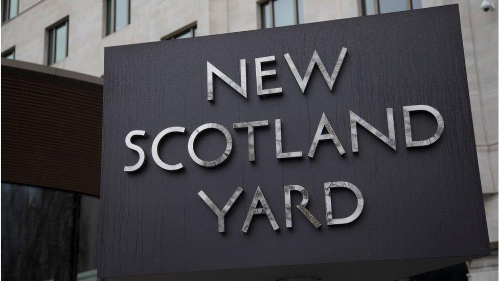 New Scotland Yard sign