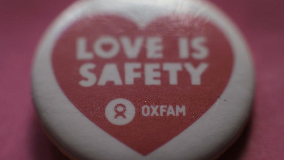 Oxfam badge