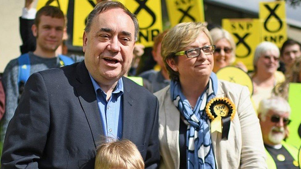 Alex Salmond and Joanna Cherry