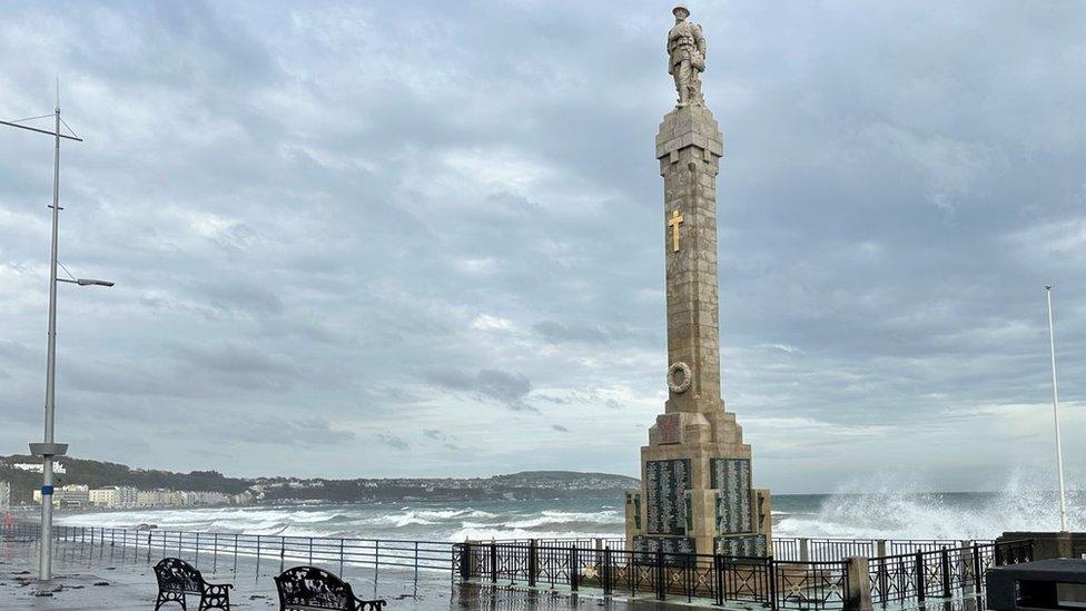 War Memorial on Douglas Promenade