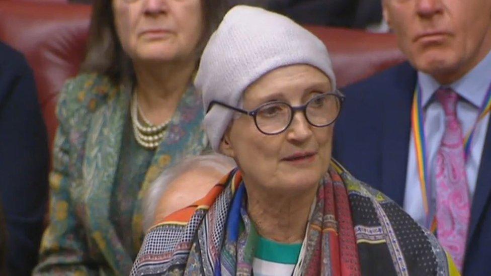 Tessa Jowell in the House of Lords