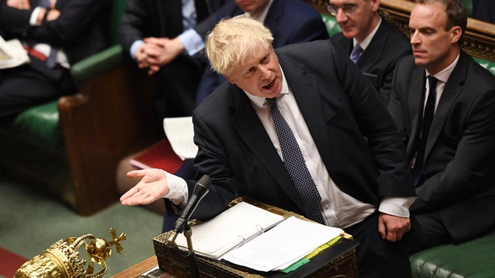 Boris Johnson at Prime Minister's Questions