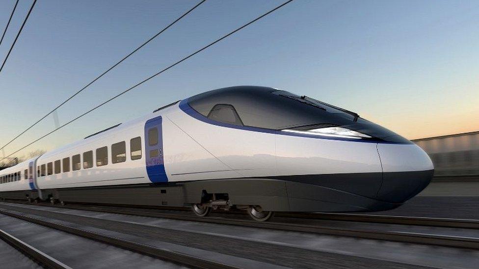 Design for HS2 train