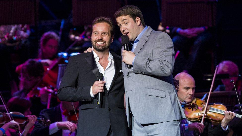 Alfie Boe and Jason Manford