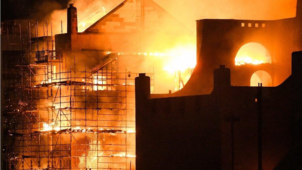 Fire at Glasgow School of Art