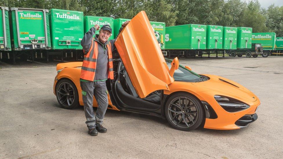 Andrew Olsen with a McLaren 720S Spider