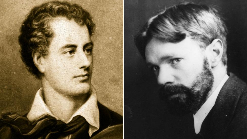 Lord Byron and DH Lawrence