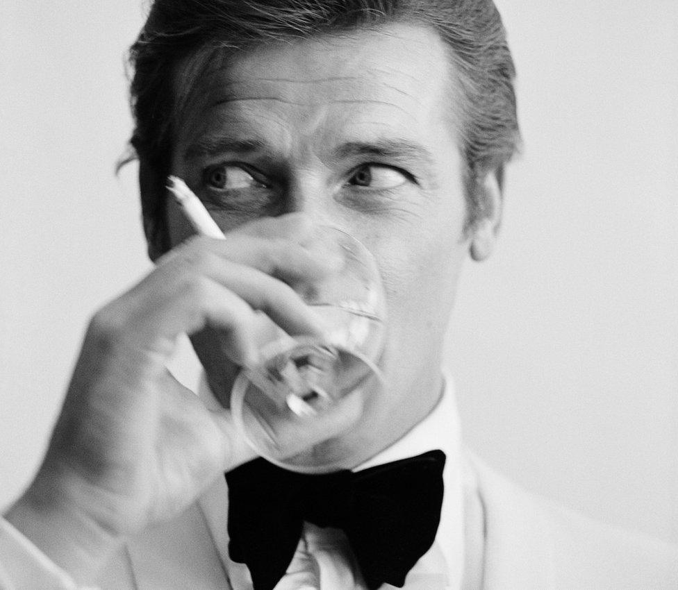 Sir Roger Moore in The Saint era