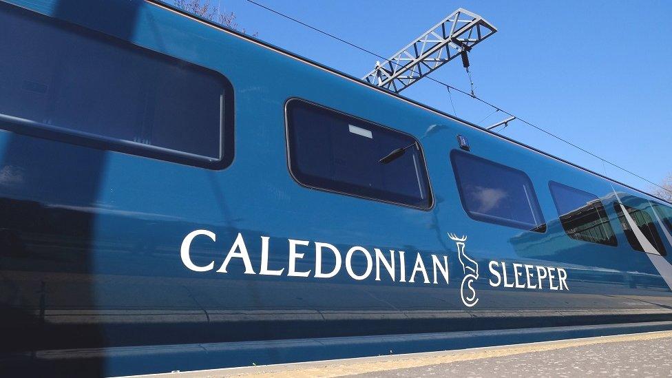 Caledonian Sleeper train